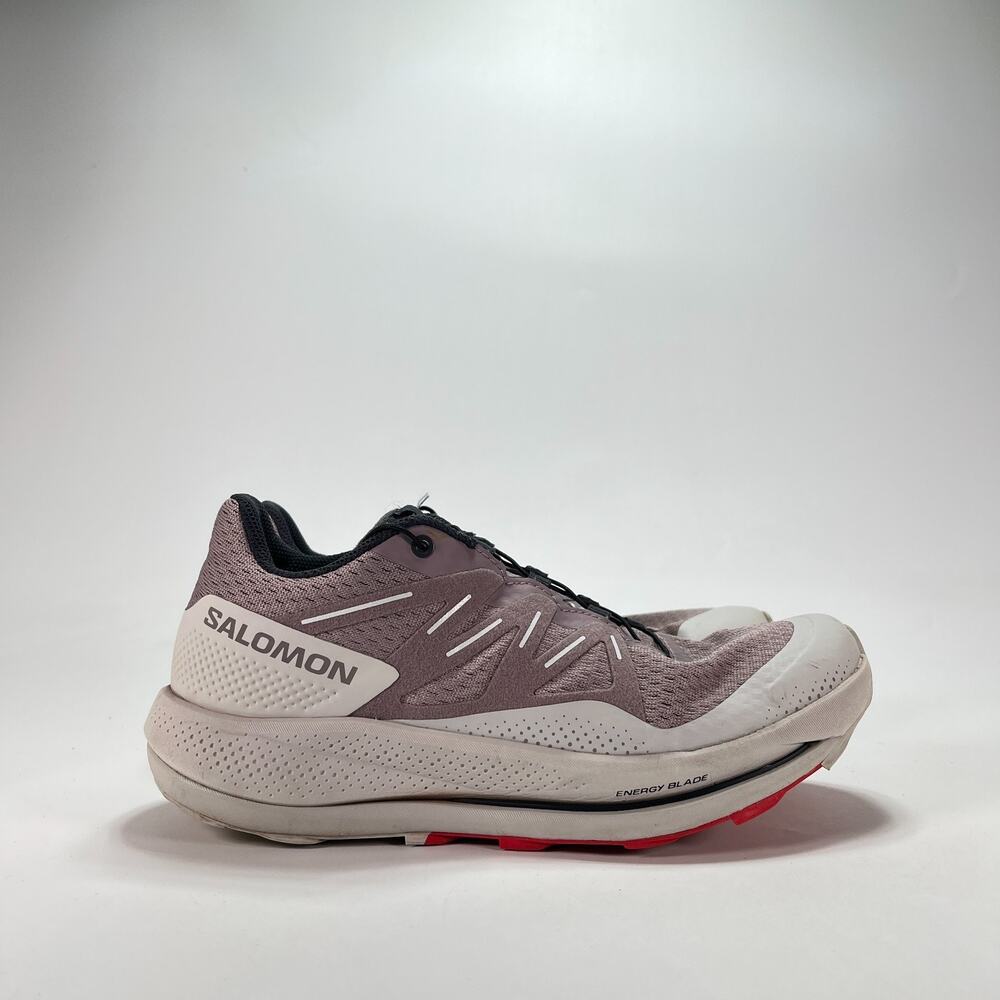 Salomon Pulsar Light Plum White Outdoor Trail Running Shoes 416046 Womens Size 8